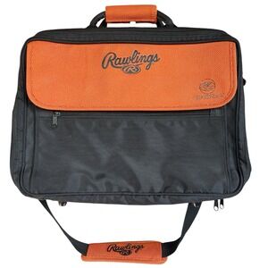 VTG Rawlings NCAA Basketball Messenger Laptop Briefcase‎ Shoulder Bag Orange EUC